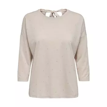 Лонгслив Only Isabella, бежевый