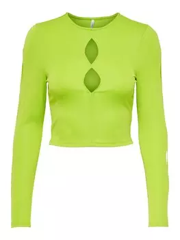 Лонгслив Only JENLO, лаймовый