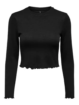 Лонгслив ONLY Kitty, черный