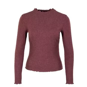 Лонгслив ONLY, коричневый