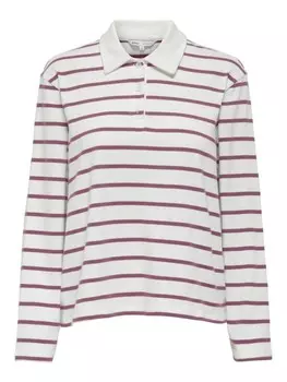 Лонгслив ONLY Langarmshirt, цвет burgundy