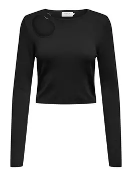 Лонгслив Only LILIAN, черный