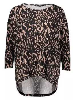 Лонгслив ONLY Longsleeve, цвет Schwarz/Beige