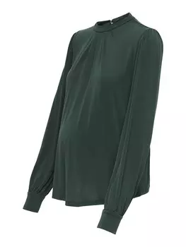 Лонгслив Only Maternity Shirt OLMFree, темно-зеленый