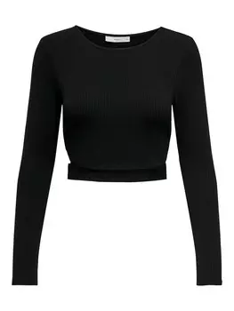 Лонгслив Only NIKITA, черный