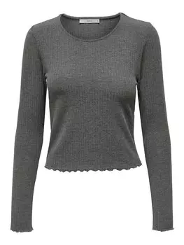 Лонгслив Only, серый