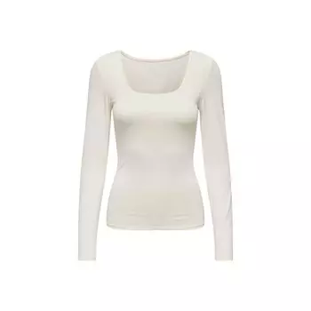Лонгслив ONLY Shirt Ea, белый