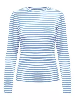 Лонгслив ONLY Shirt ONLAIDA, синий деним