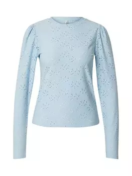 Лонгслив Only SMILLA, светло-синий