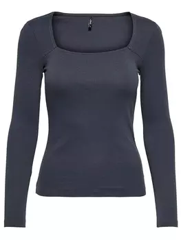 Лонгслив ONLY, темно-синий