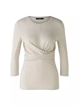 Лонгслив Oui, бежевый