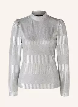 Лонгслив oui, серебряный