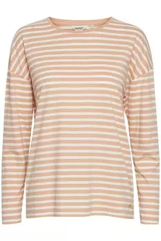 Лонгслив Oxmo STEFKA, розовый/белый