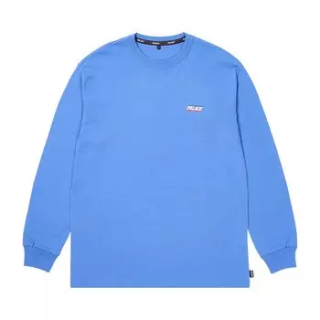 Лонгслив Palace Basically A Long-Sleeve, синий