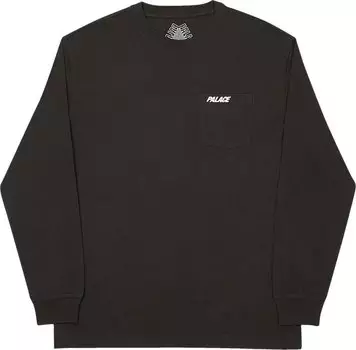 Лонгслив Palace Classic Pocket Long-Sleeve 'Black', черный