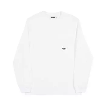 Лонгслив Palace Slub Pocket Long-Sleeve 'White', белый