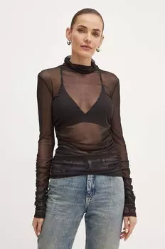 Лонгслив Patrizia Pepe, черный