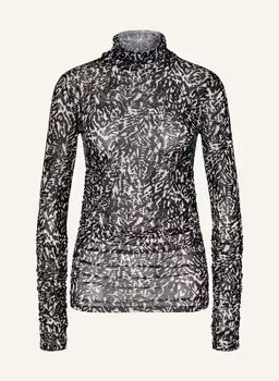 Лонгслив PATRIZIA PEPE, черный/светло-серый