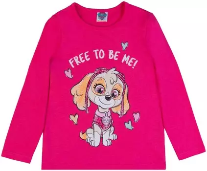 Лонгслив Paw Patrol, розовый