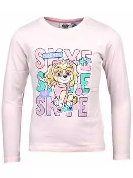 Лонгслив Paw Patrol, розовый