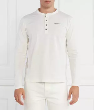 Лонгслив Pepe Jeans London Wiltshire Regular Fit, белый
