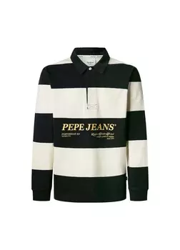 Лонгслив Pepe Jeans Shirt BRANDON, черный/белый