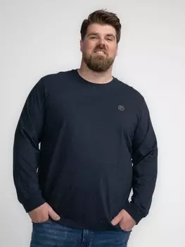 Лонгслив Petrol Industries Plus Size T-Shirt mit langen rmeln Sedna, синий