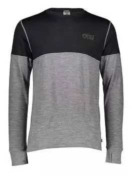 Лонгслив PICTURE, цвет grau/schwarz