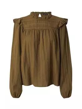 Лонгслив Pieces AMELIA, оливковый