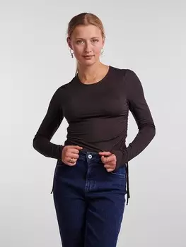 Лонгслив Pieces, черный