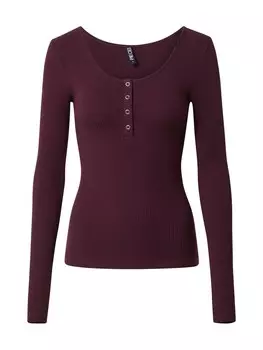 Лонгслив Pieces KITTE, цвет Wine Red