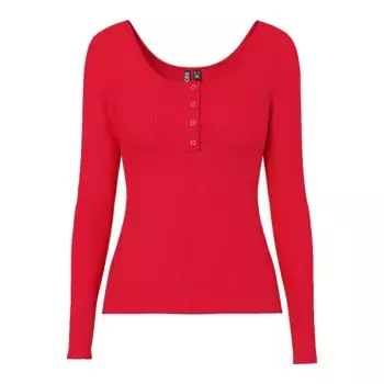 Лонгслив Pieces Kitte, красный