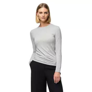 Лонгслив Pieces Maria, серый