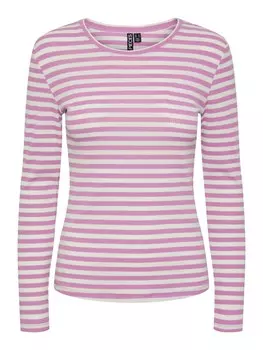 Лонгслив Pieces RUKA, светло-фиолетовый