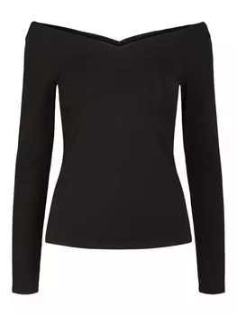 Лонгслив PIECES Shirt, черный