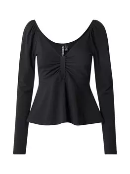 Лонгслив PIECES Shirt PCANGA, черный