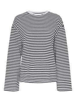 Лонгслив PIECES Shirt PCSadie, белый