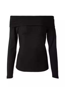 Лонгслив PIECES Shirt PCSANDRA, черный