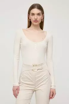 Лонгслив Pinko, бежевый