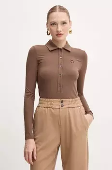 Лонгслив Pinko, коричневый