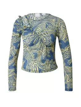 Лонгслив Pinko, синий джинсовый