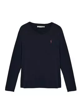 Лонгслив Polo Club, темно-синий