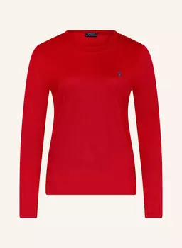 Лонгслив POLO RALPH LAUREN, темно-красный