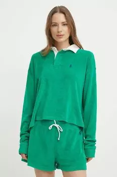 Лонгслив Polo Ralph Lauren, зеленый