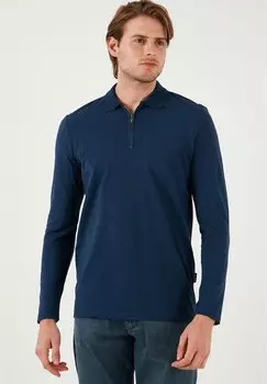 Лонгслив Polo shirt Buratti, темно-синий