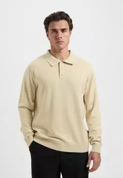 Лонгслив Polo shirt HANG ELEVEN, песочный