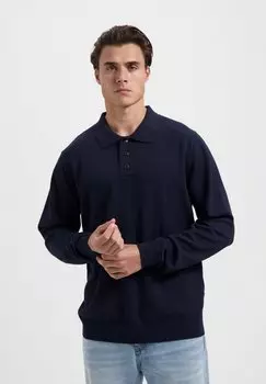 Лонгслив Polo shirt HANG ELEVEN, темно-синий