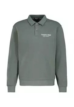 Лонгслив Polo shirt Sublevel, зеленый