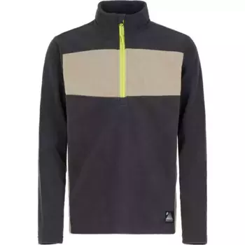Лонгслив Protest Marnix half zip, серый