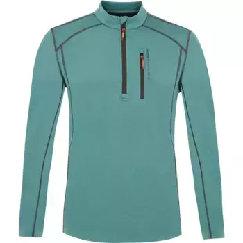 Лонгслив Protest Prtkurano half zip, зеленый